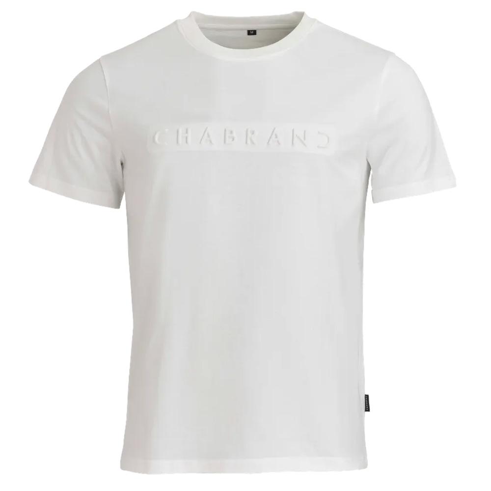 Camiseta blanca para hombre Chabrand 60215 barato