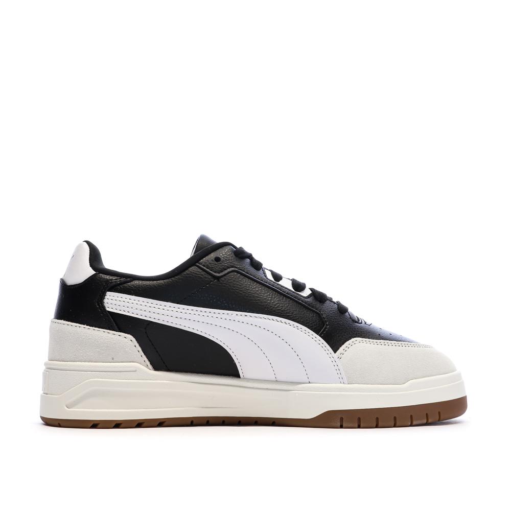 Puma Shuffle Downtownn Herren-Sneaker, weiß/schwarz Ansicht 2
