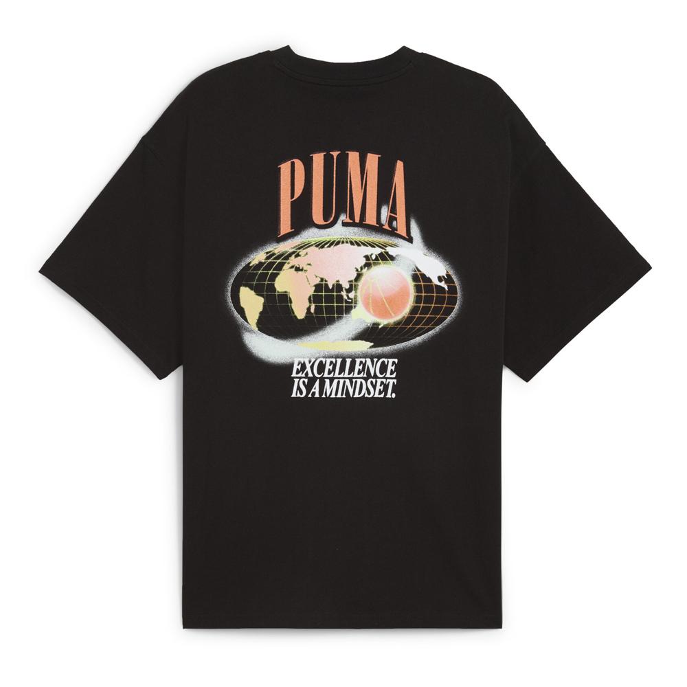 Puma Hoop Herren T-Shirt Schwarz Ansicht 2