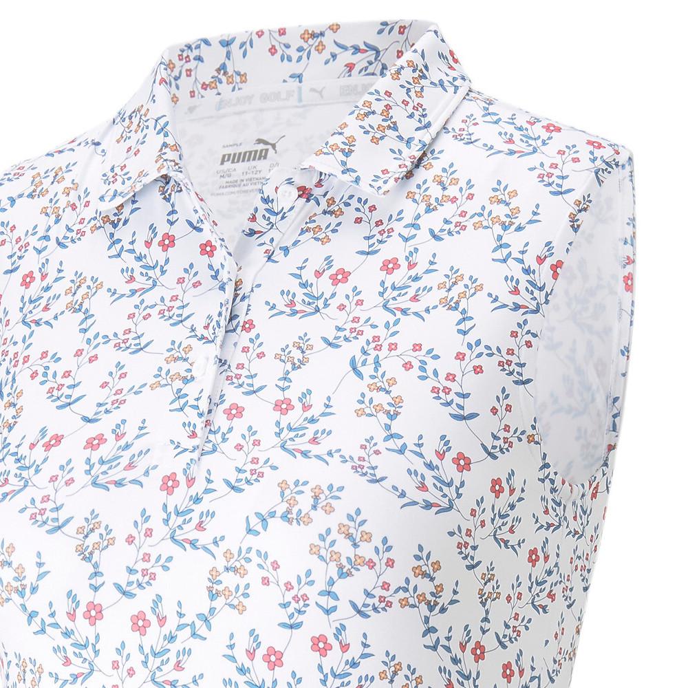 Girl's Puma Flo Polo White Print Photo of the Espace des Marques %store% store - view of %key%