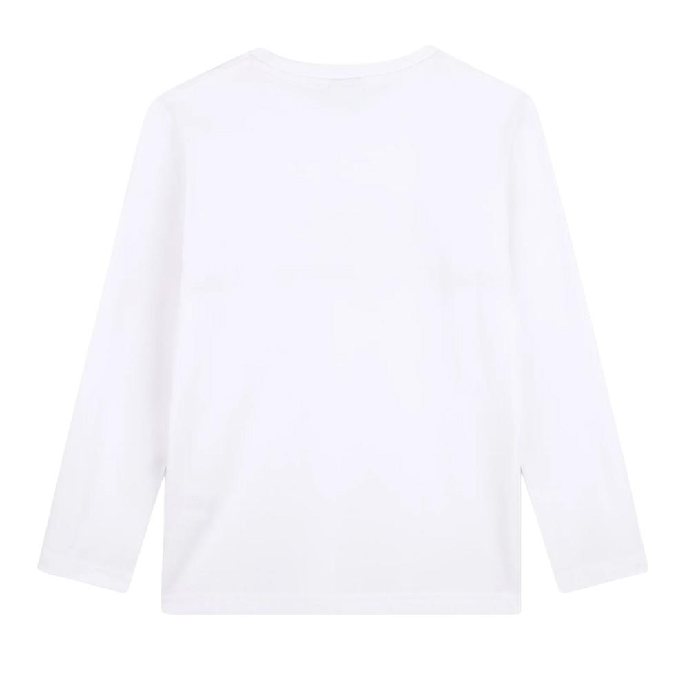 Hugo Boss J52702 White Long-Sleeved T-Shirt for Boys Photo of the Espace des Marques %store% store - view of %key%