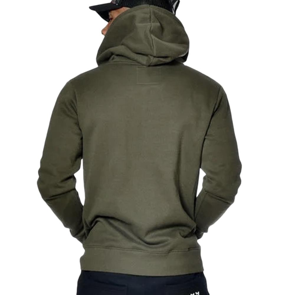 Sweat Zippé Vert Homme Von Dutch SLIGN vue 2