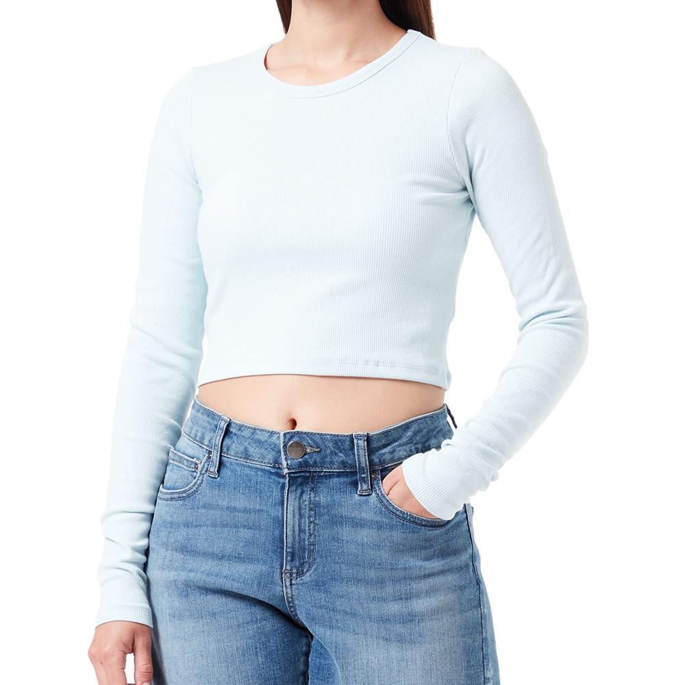 T-shirt Bleu Femme JJXX Feline pas cher