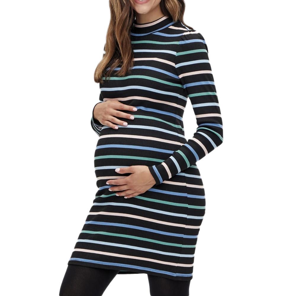 Robe de Grossesse Noir Femme Mamalicious Celie pas cher