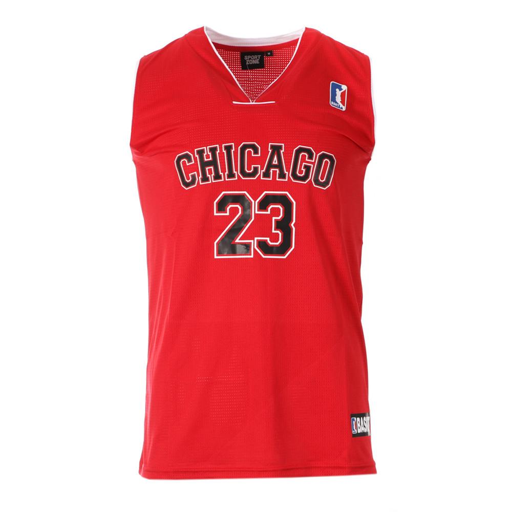 Chicago 23 Camiseta de baloncesto roja para hombre Sport Zone barato