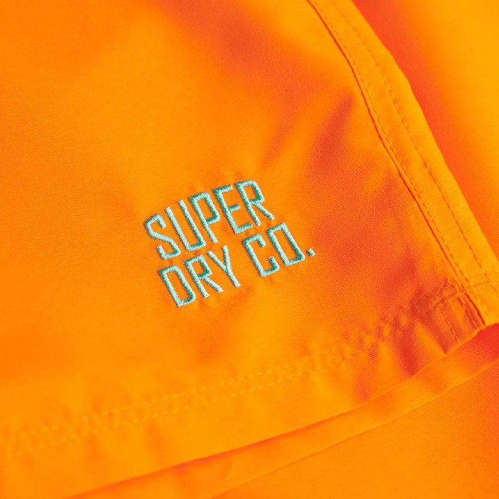 Bañador corto naranja para hombre Superdry Essential 16 Swim ver 2