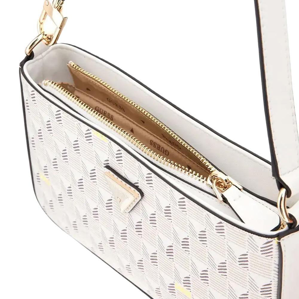 Sac à Bandoulière Beige Femme Guess Wave vue 3