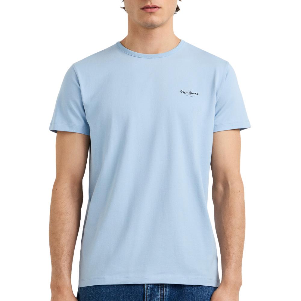 Men’s Light Royal Blue T-shirt – Pepe Jeans Original affordable