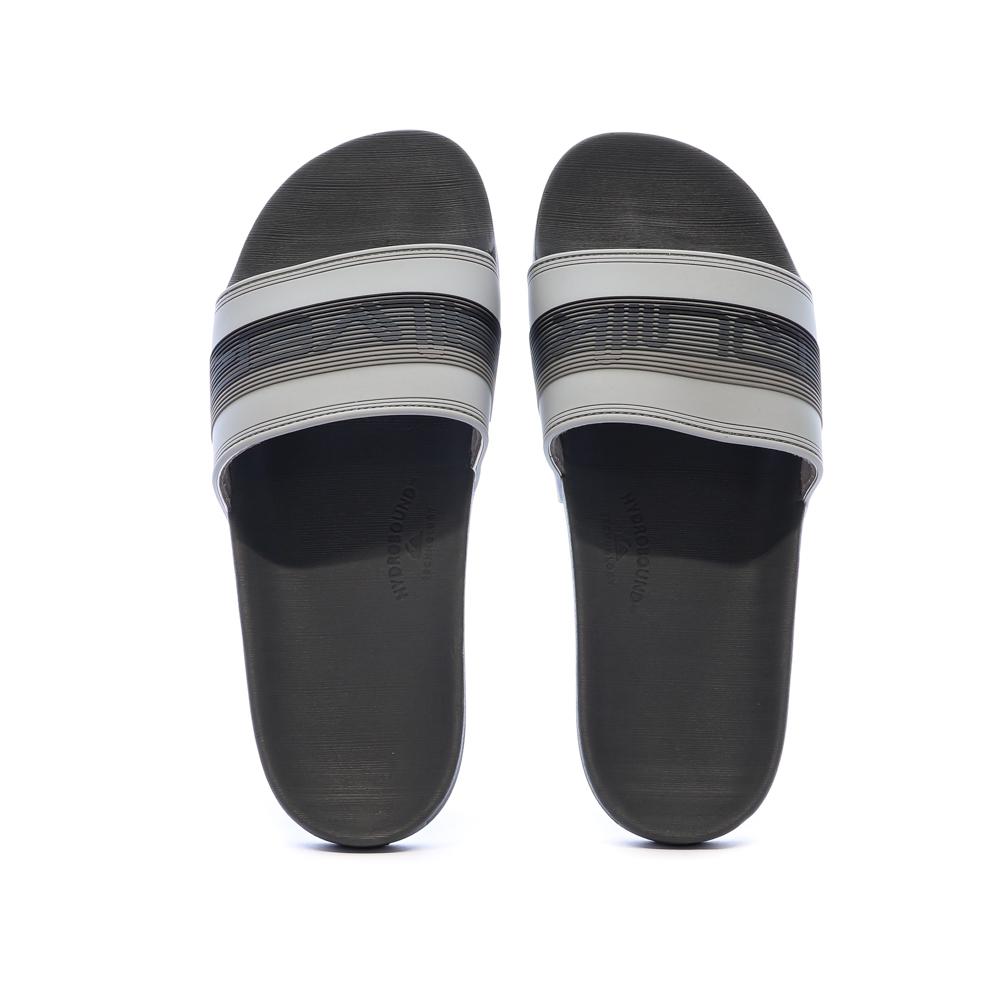 Chanclas de pala grises para hombre Quiksilver Wordmrksld ver 3