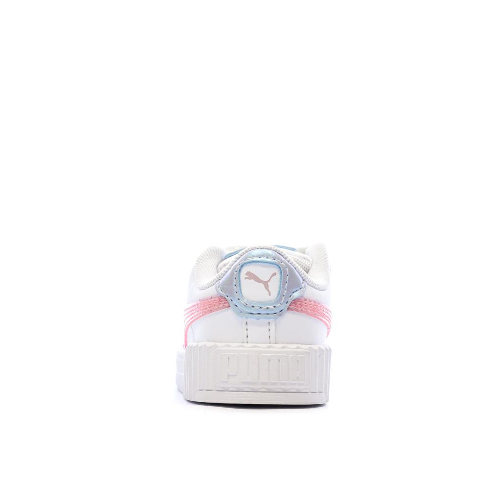 Girl's white trainers Puma Carina 3.0 Blurry Dr Photo of the Espace des Marques %store% store - view of %key%