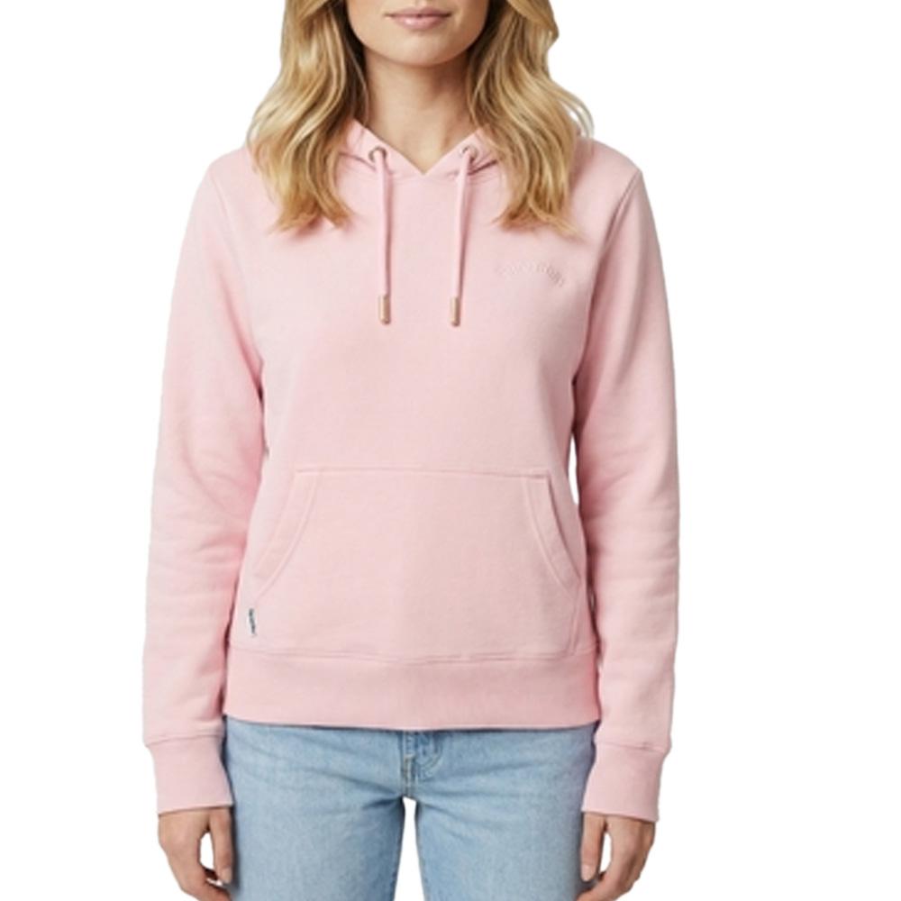 Sudadera rosa Superdry Essential Logo de mujer barato