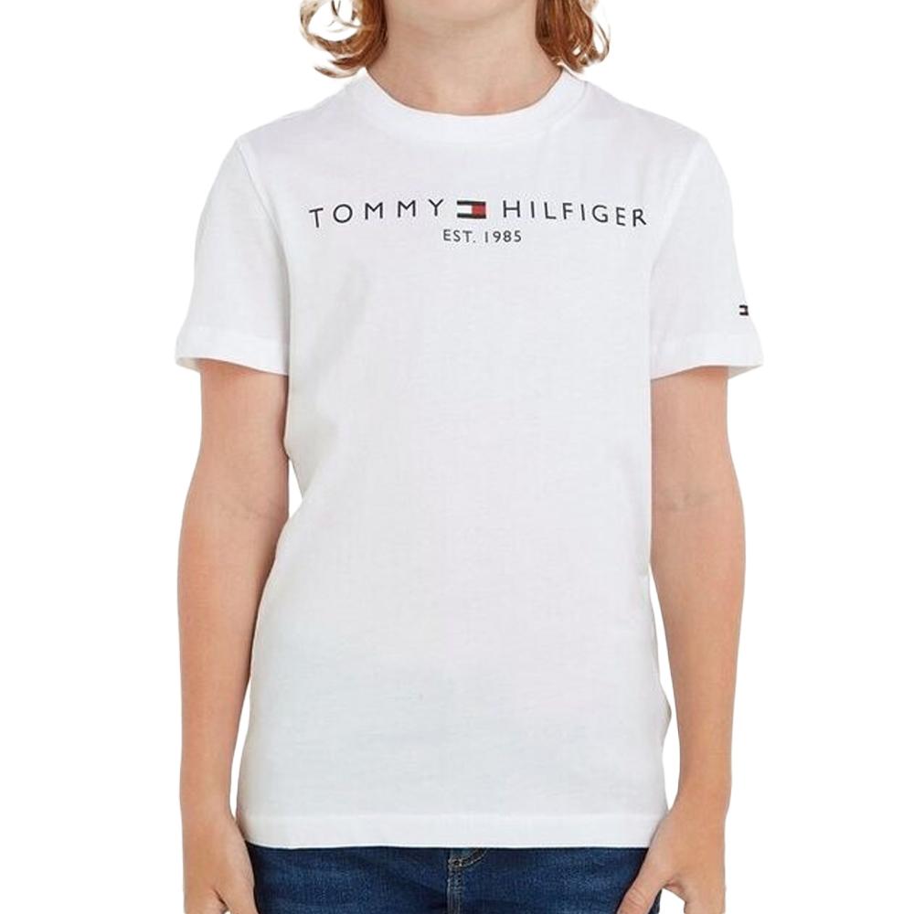 Tommy Hilfiger Essentialpol White Boys’ T-shirt affordable