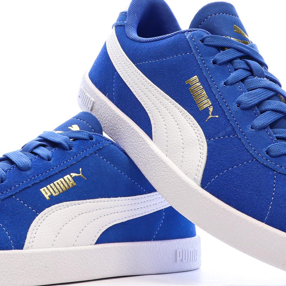 Zapatillas azules de mujer Puma Club ver 7