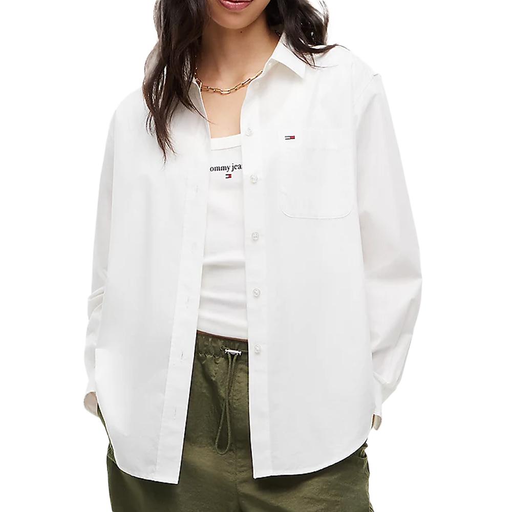 Tommy Hilfiger Essential Sh White Women’s Shirt affordable