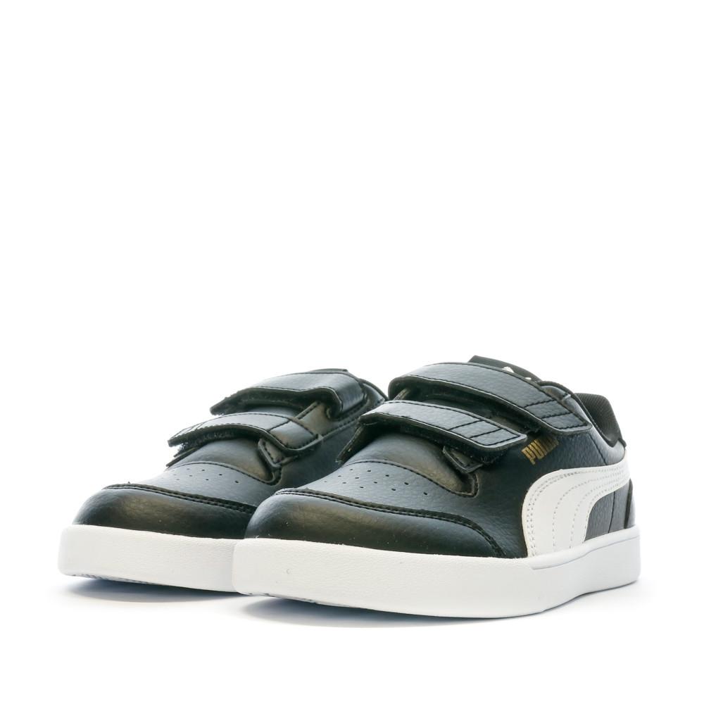 Schwarze Sneakers mit Klettverschluss Jungen Puma Shuffle Ansicht 5
