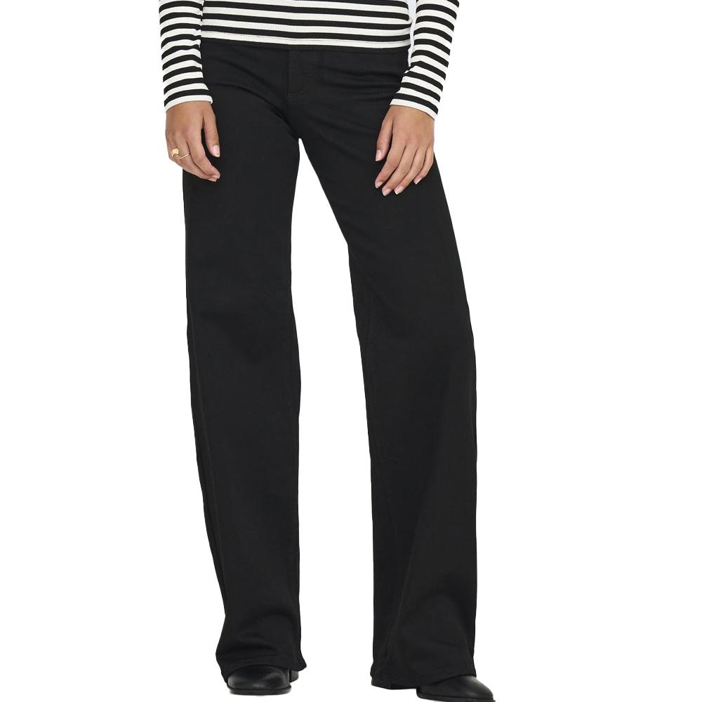Only Madison Vaqueros negros holgados para mujer barato