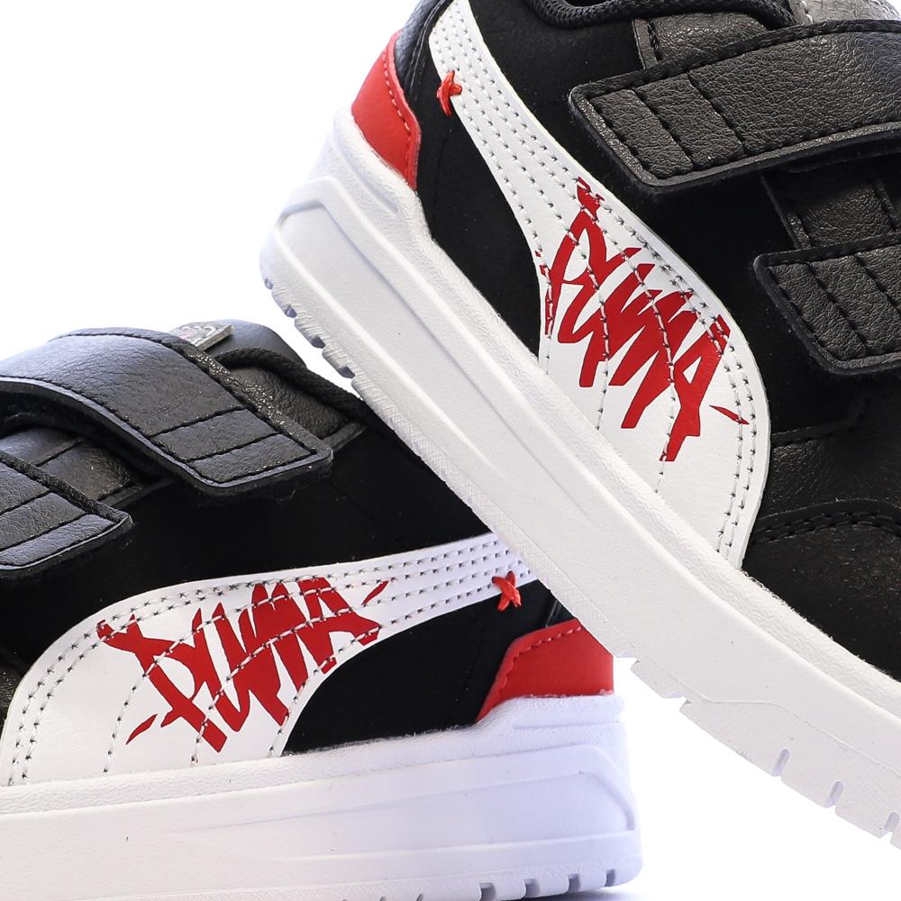 Black/White Puma Shuffle Downtown Boys’ Trainers Photo of the Espace des Marques %store% store - view of %key%