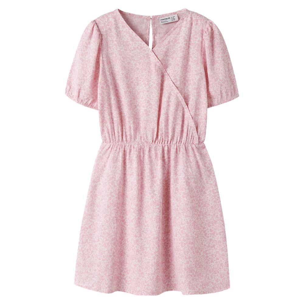 Vestido rosa/blanco para niña Name it Nkffany barato