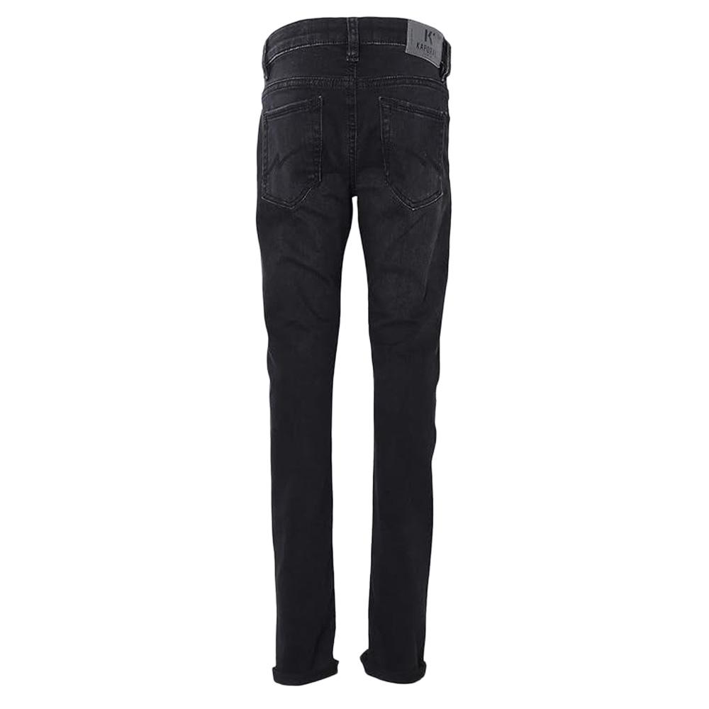 Jean Slim Noir Garçon Kaporal VOZH vue 2