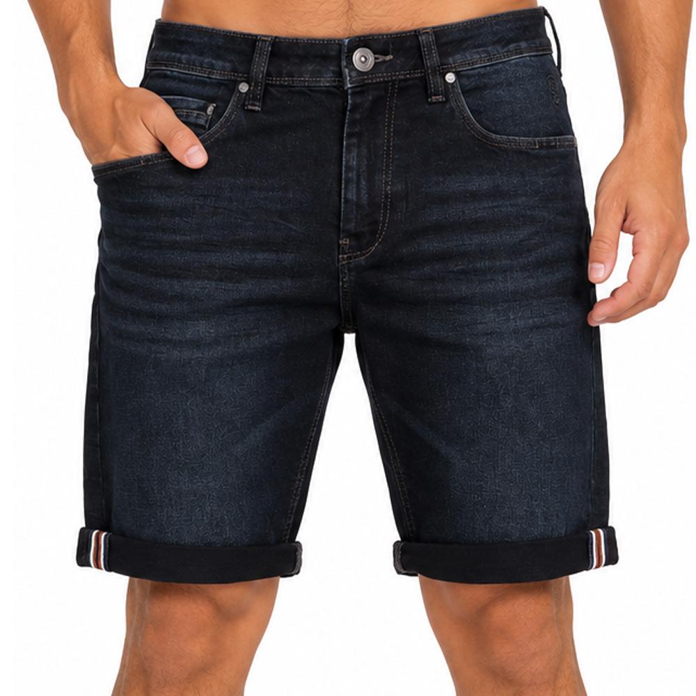 Men’s Dark Blue Denim Shorts RMS26 OVE affordable
