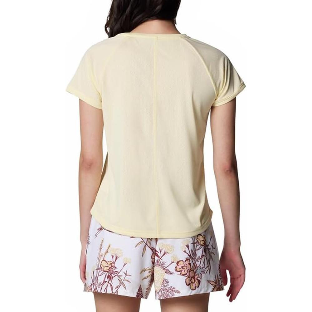 Camiseta Columbia Bogota Amarillo Mujer ver 2