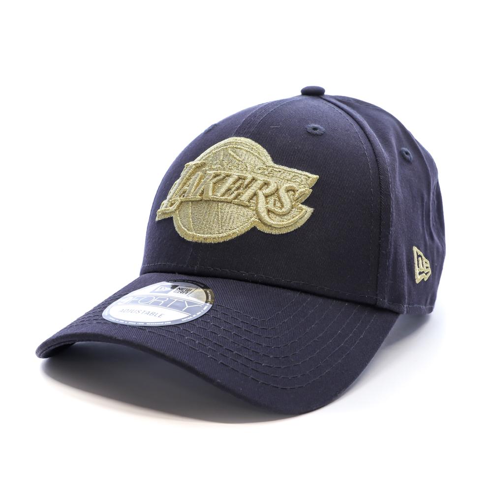 Casquette Bleu Marine/Kaki Adulte New Era Los Angeles Lakers pas cher