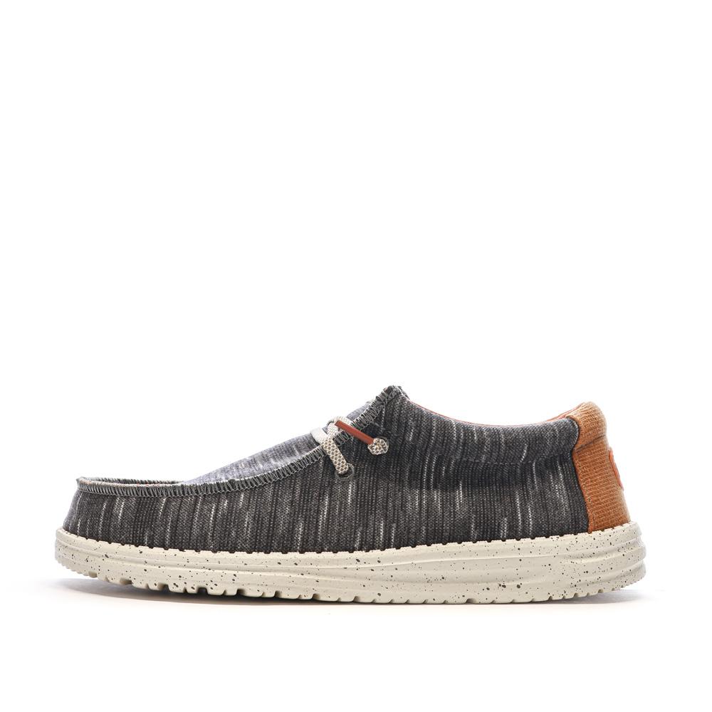 Schuhe Grau Meliert Herren Hey Dude Wally Jersey günstig