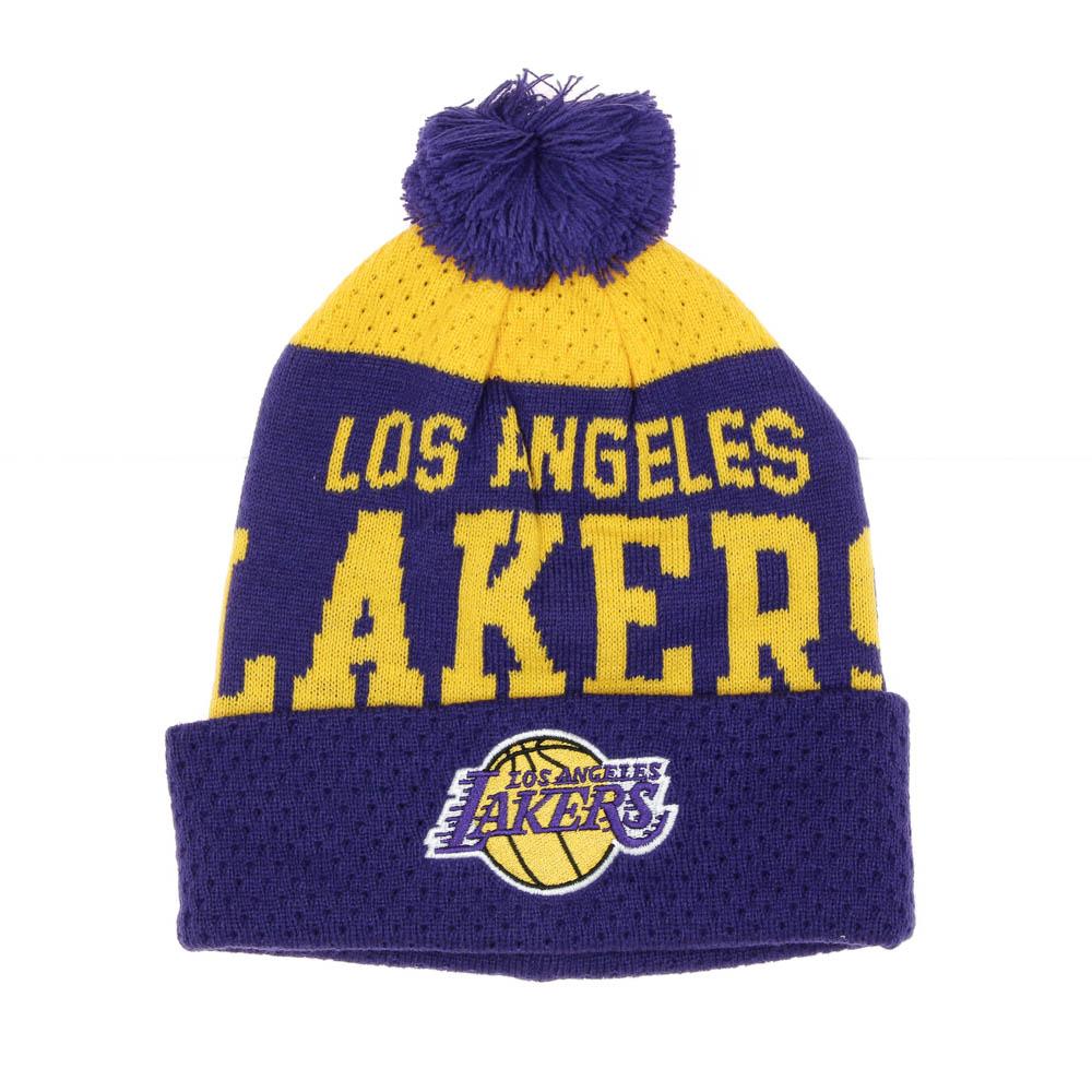 Los Angeles Lakers Violett/Gelbe Mütze Jungen NBA Collegiate günstig