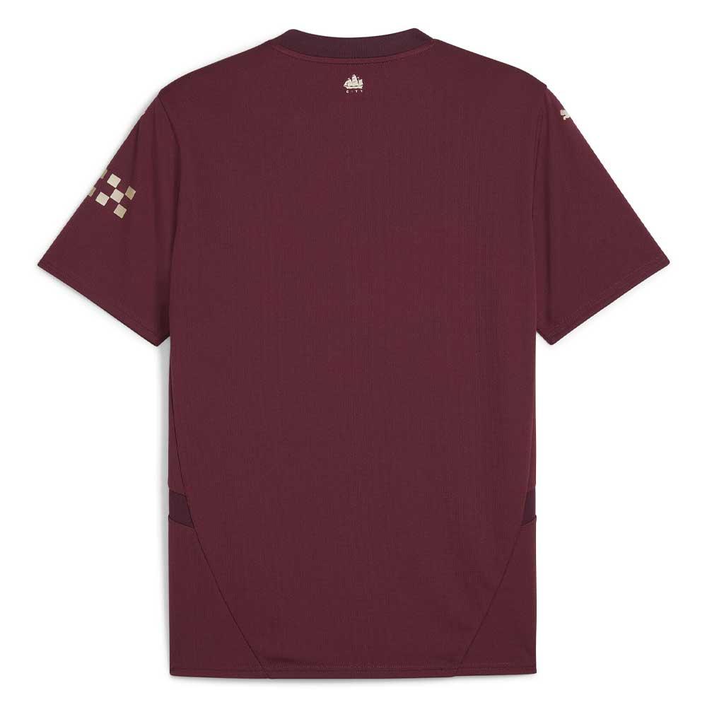 Manchester City Maillot Réplica Third Bordeaux Homme Puma 2024/2025 vue 2