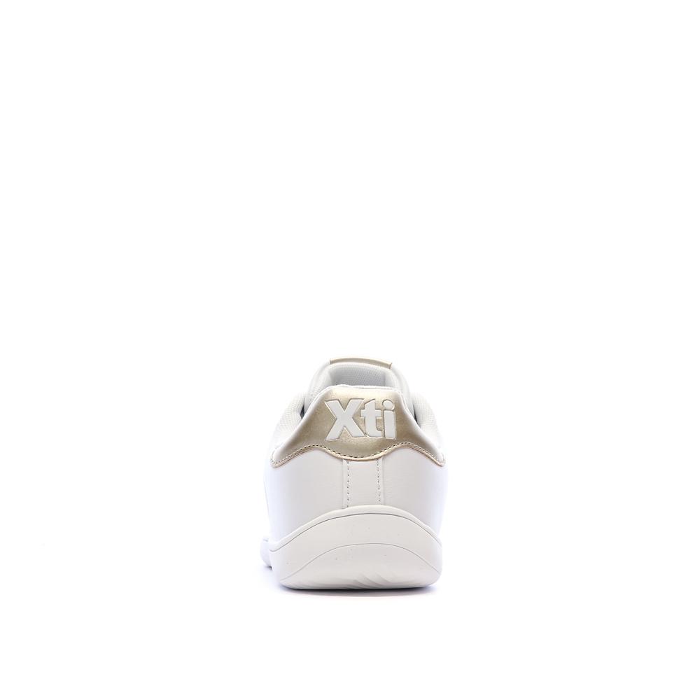 Women’s White/Gold Trainers Xti Plata Photo of the Espace des Marques %store% store - view of %key%