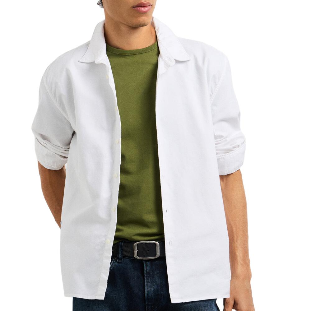 Camisa blanca de hombre Pepe Jeans Randy barato