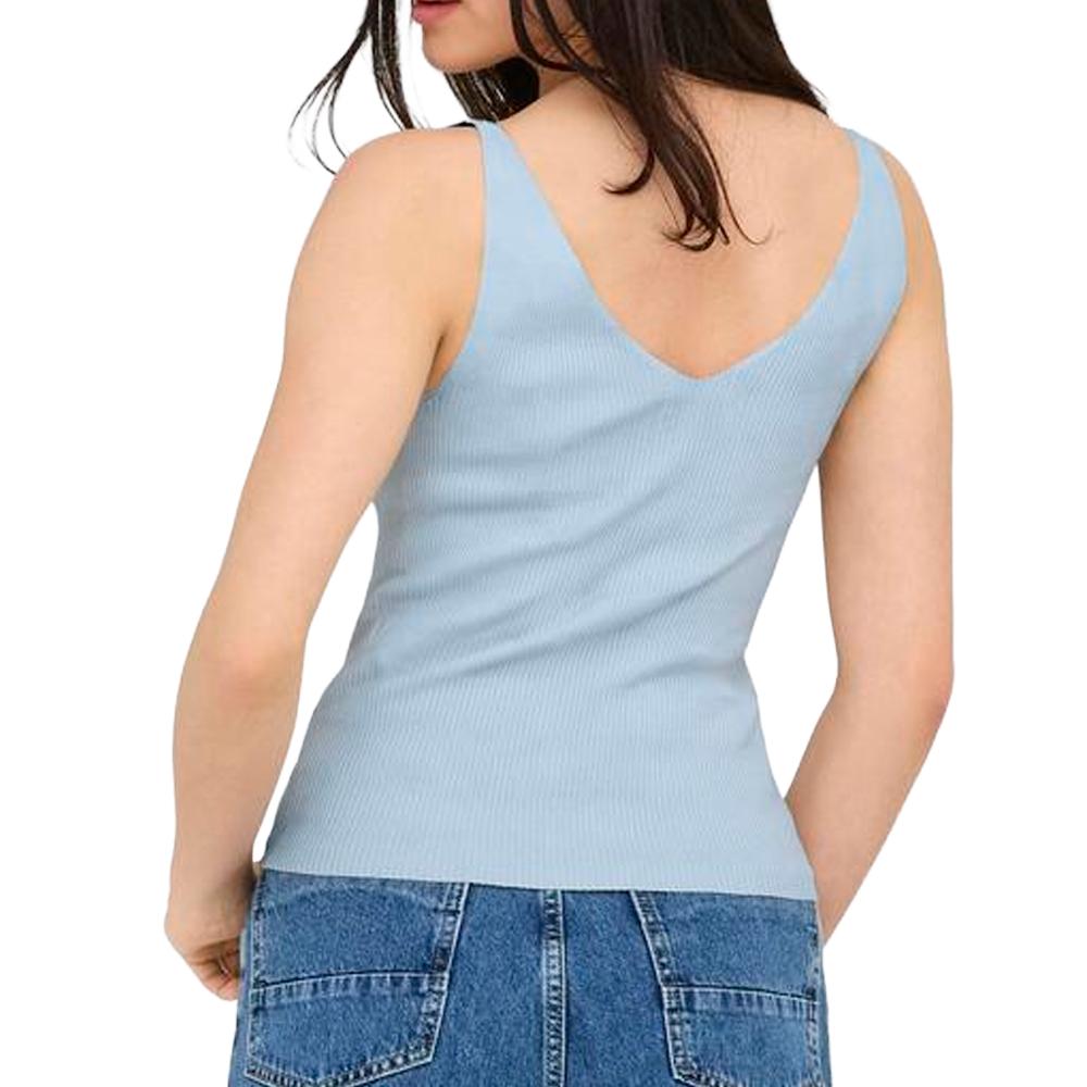 Camiseta de tirantes de punto azul claro para mujer JDY Nanna 15180497 ver 2