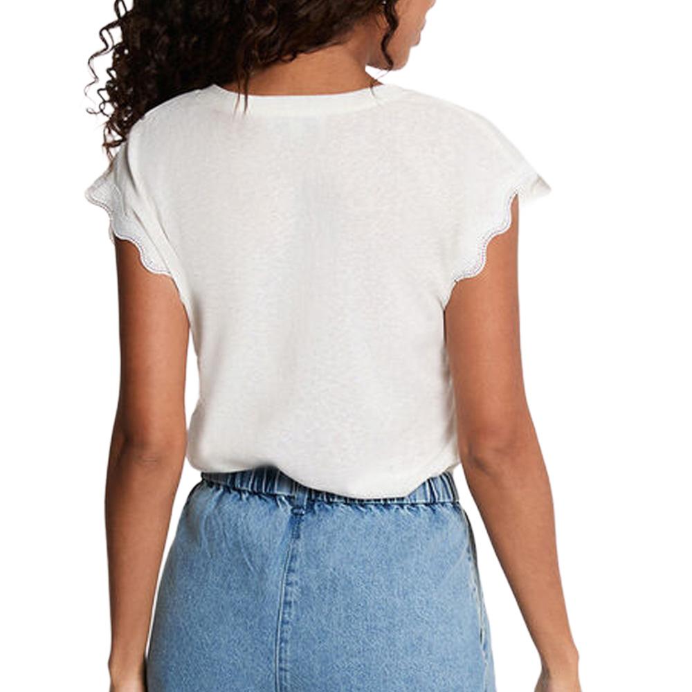 Morgan DECUME Women’s White T-shirt Photo of the Espace des Marques %store% store - view of %key%