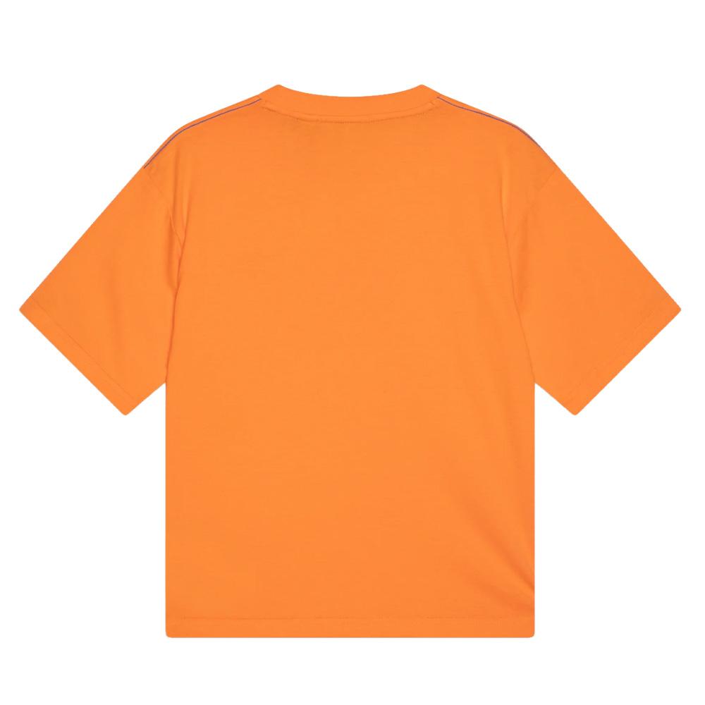 T-Shirt Orange/Marine Garçon Timberland T60424 Nectarine vue 2