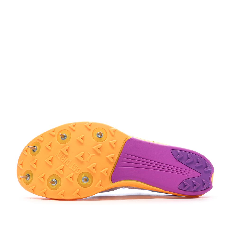 Chaussures Athlétisme Blanc/Rose Mixte Puma Crossfox Nitro Elite vue 5