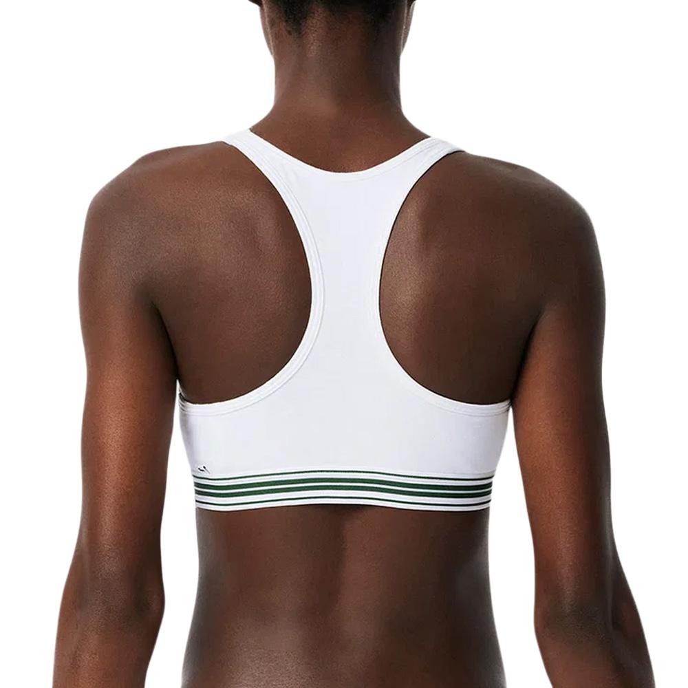 Sujetador blanco para mujer Lacoste IF8626 ver 2