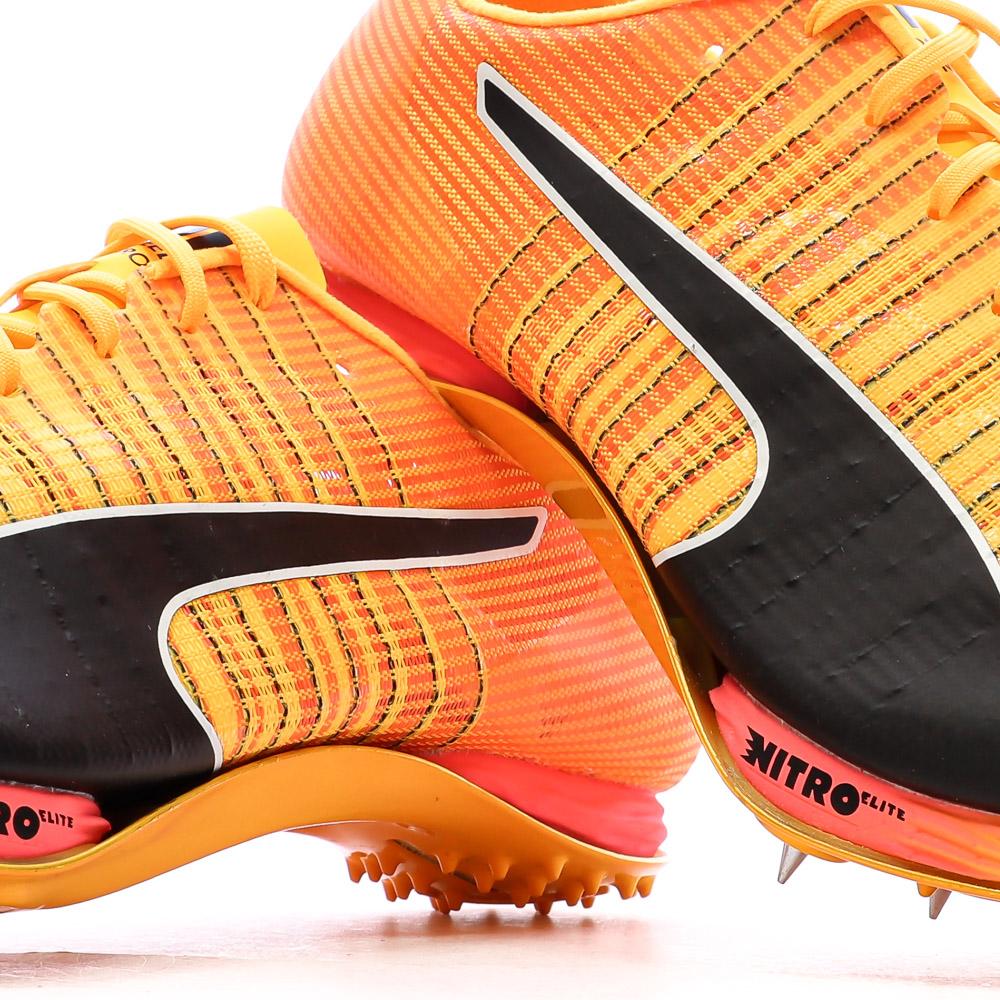 Orange Mixed Puma evoSPEED 400 NITRO™ Elite 2 Leichtathletik-Stollenschuhe Ansicht 7