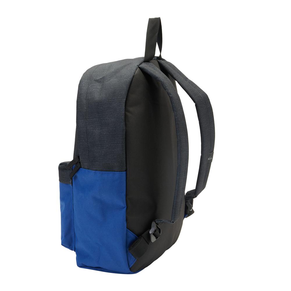 Mochila azul para niño de Quiksilver con el logotipo «The Poster» ver 2