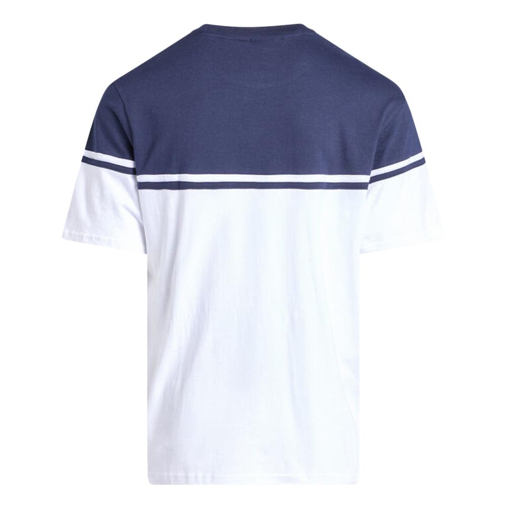T-Shirt Weiß/Marine Mann Fila Print Ansicht 2