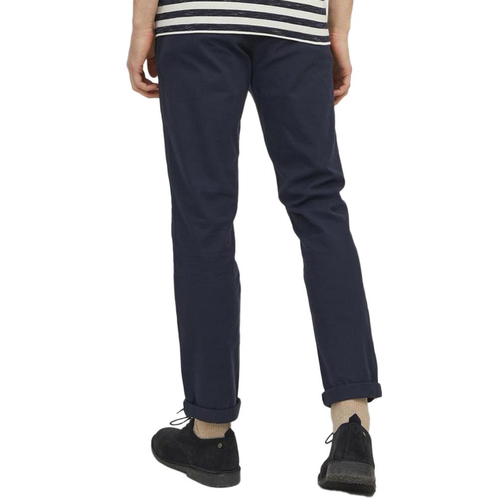 Jack &amp; Jones Marco Pantalones Chinos Azul Marino Oscuro Hombre ver 2