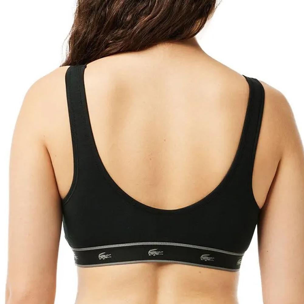 Sujetador Lacoste Stripe Color Negro ver 2