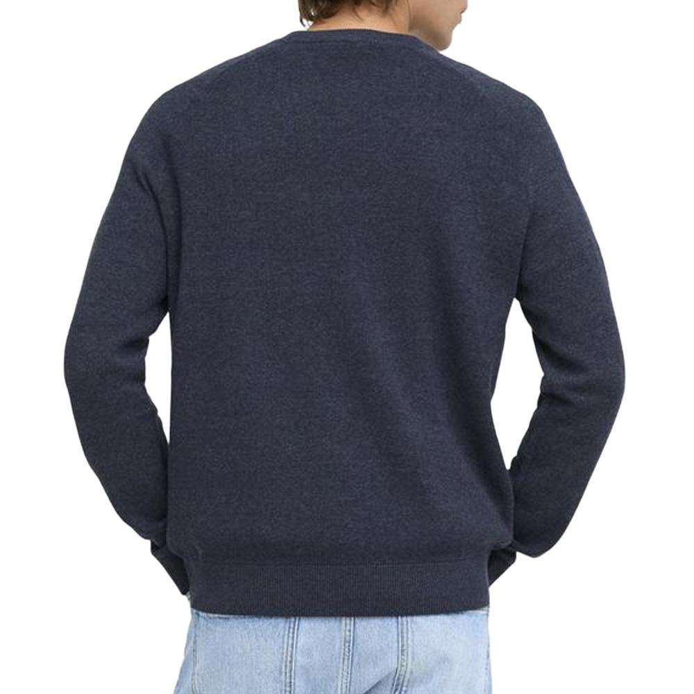 Blauer Melierten Pullover für Herren von Only & Sons 22040272 Ansicht 2