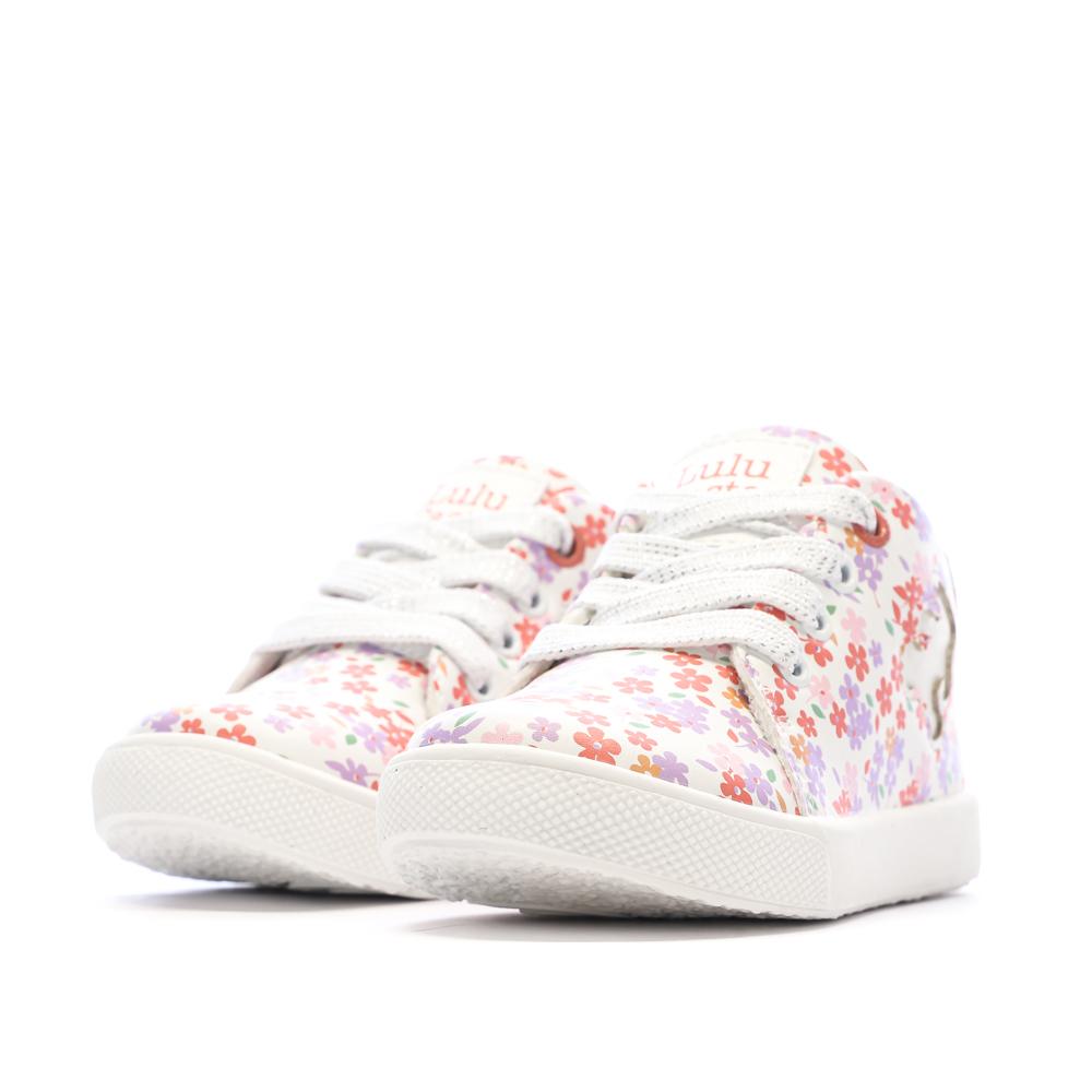 Weiß/Rosa Sneaker für Mädchen von Lulu Castagnette, Lenaig, Stiefelette Ansicht 6