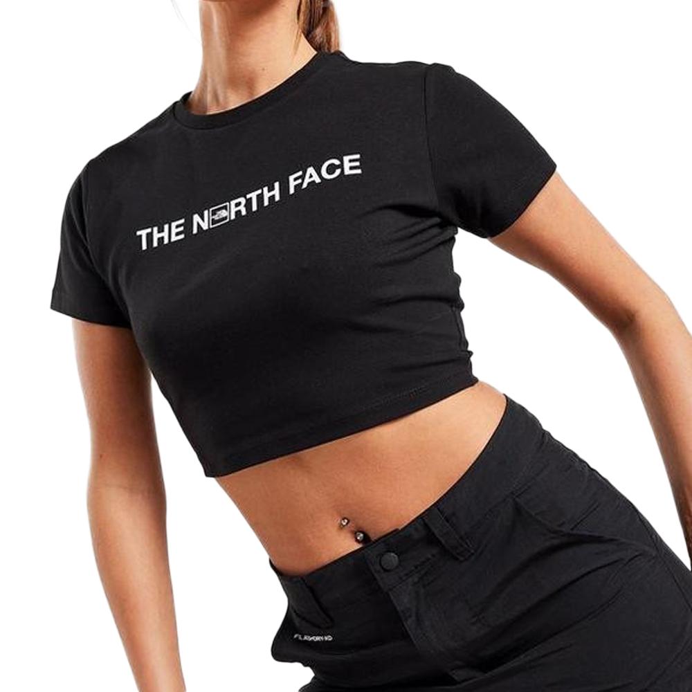 T-Shirt Noir Femme The North Face Outline pas cher