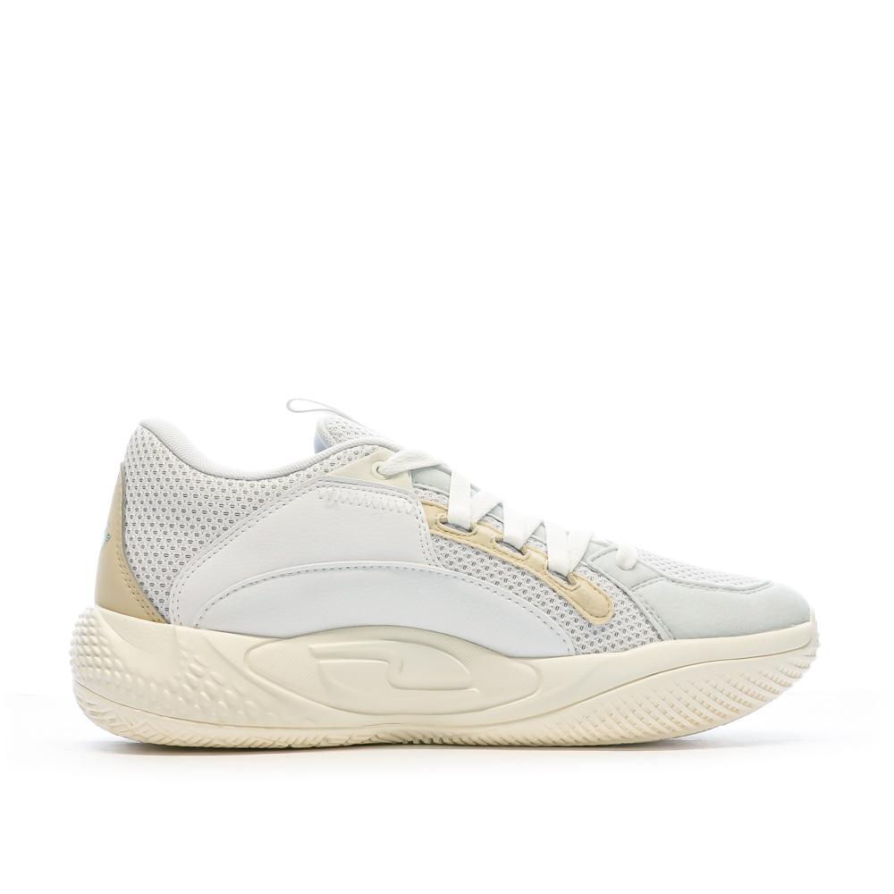 Zapatillas de Baloncesto Puma Court Rider Blanco/Verde, Hombre ver 2