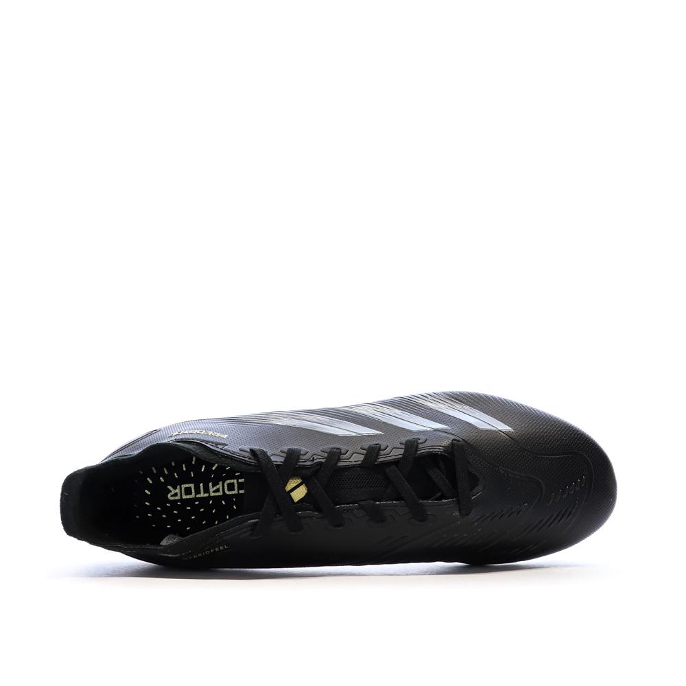 Chaussures de football Noires Homme Adidas Predator League vue 4