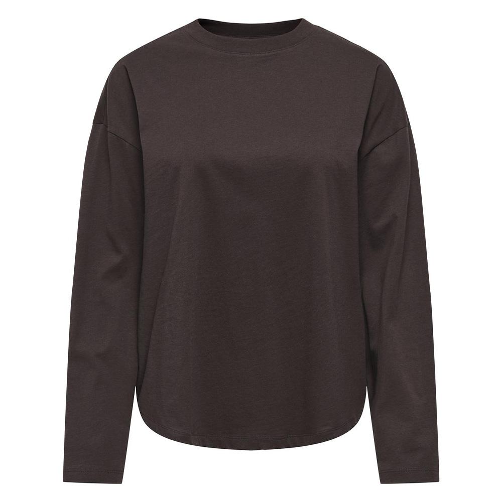 Braunes Langarm-T-Shirt für Damen von Only Happy1 günstig