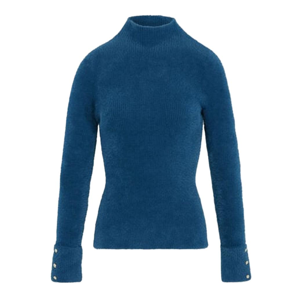 Pull Bleu Canard Femme Morgan Morik pas cher