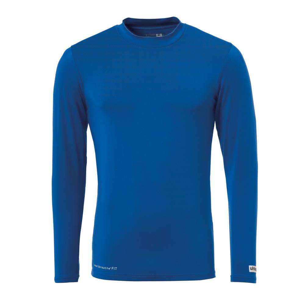 Camiseta azul UHLSPORT Distinction Baselayer Under para hombre barato
