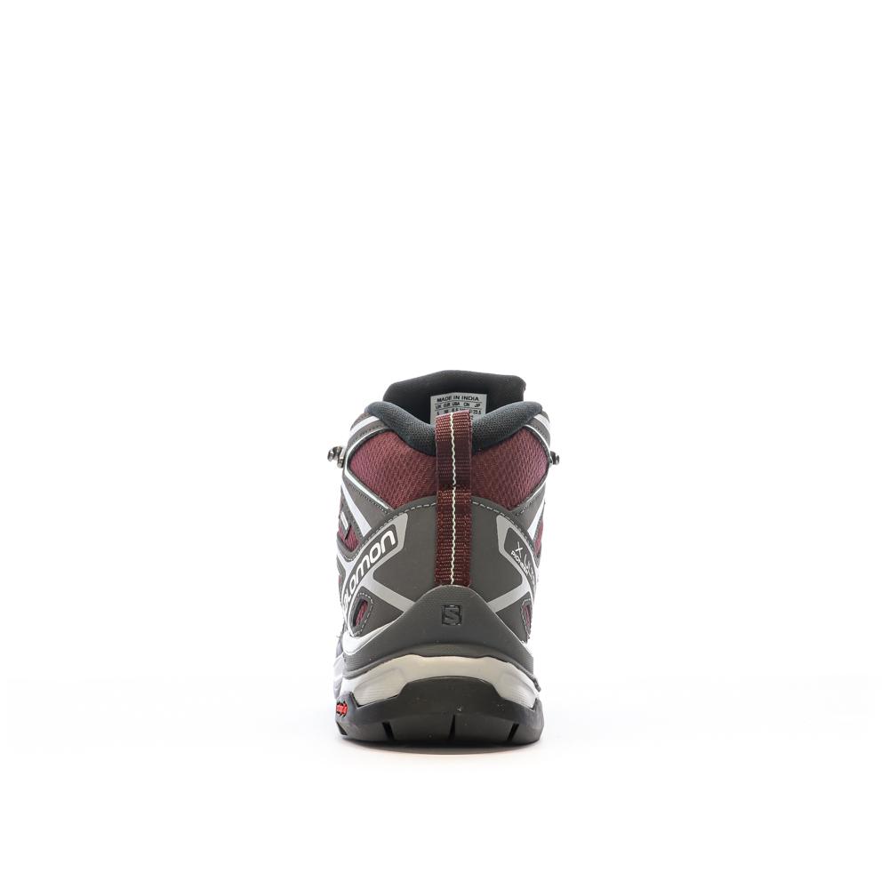 Salomon X Ultra Pi Women's Grey/Bordeaux Hiking Boots Photo of the Espace des Marques %store% store - view of %key%